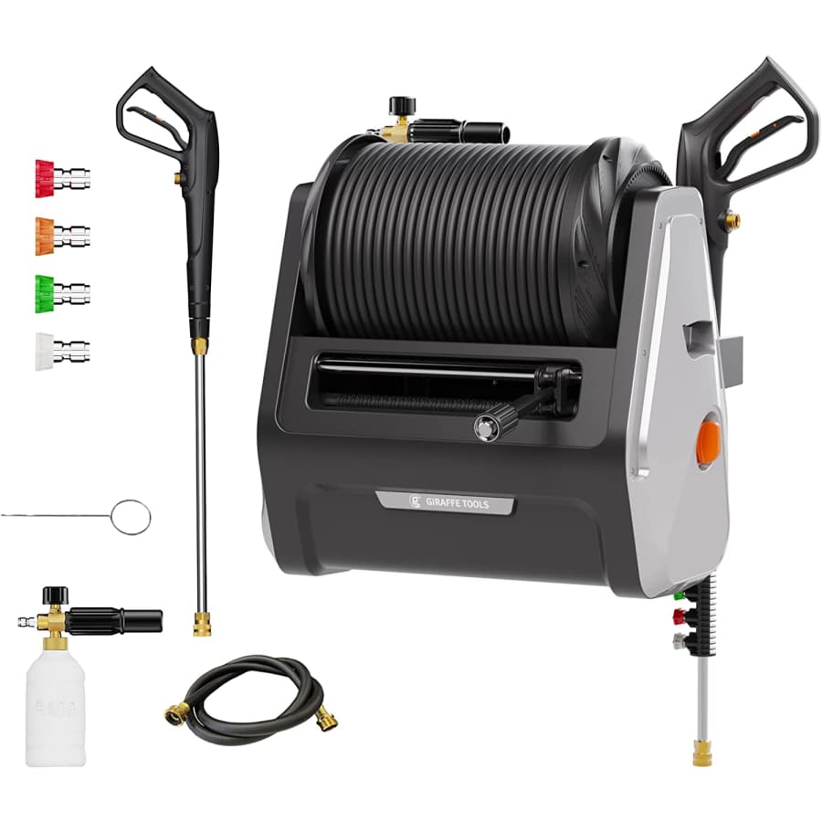 Giraffe Tools Grandfalls Wall Mounted Pressure Washer for $264 Giraffe Tools Grandfalls Wall Mounted Pressure Washer for $264