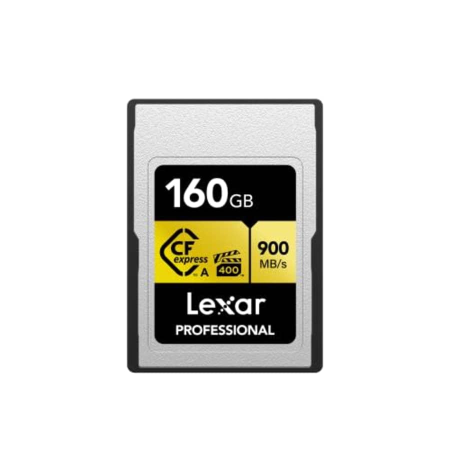 Lexar Professional 160GB CFexpress Type A Gold Series Memory Card, Up to 900MB/s Read, for $180