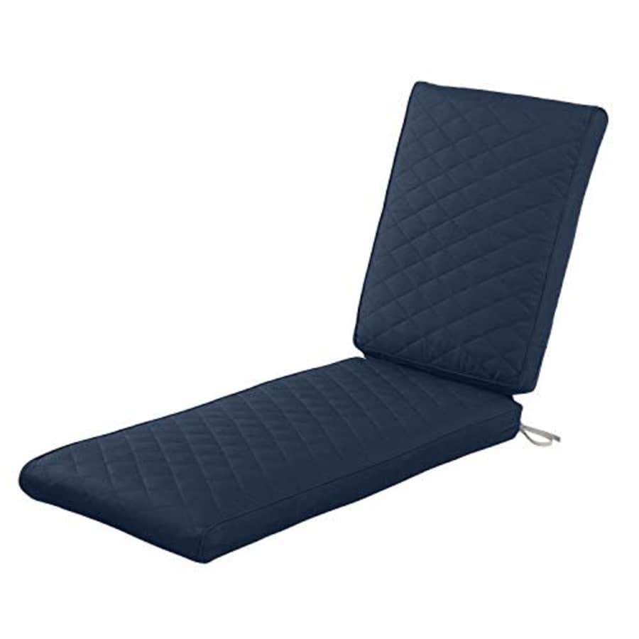 Classic Accessories Ravenna Water-Resistant Patio Chair Seat Cushion, 17 x 15 x 2 Inch, Empire Blue for $242