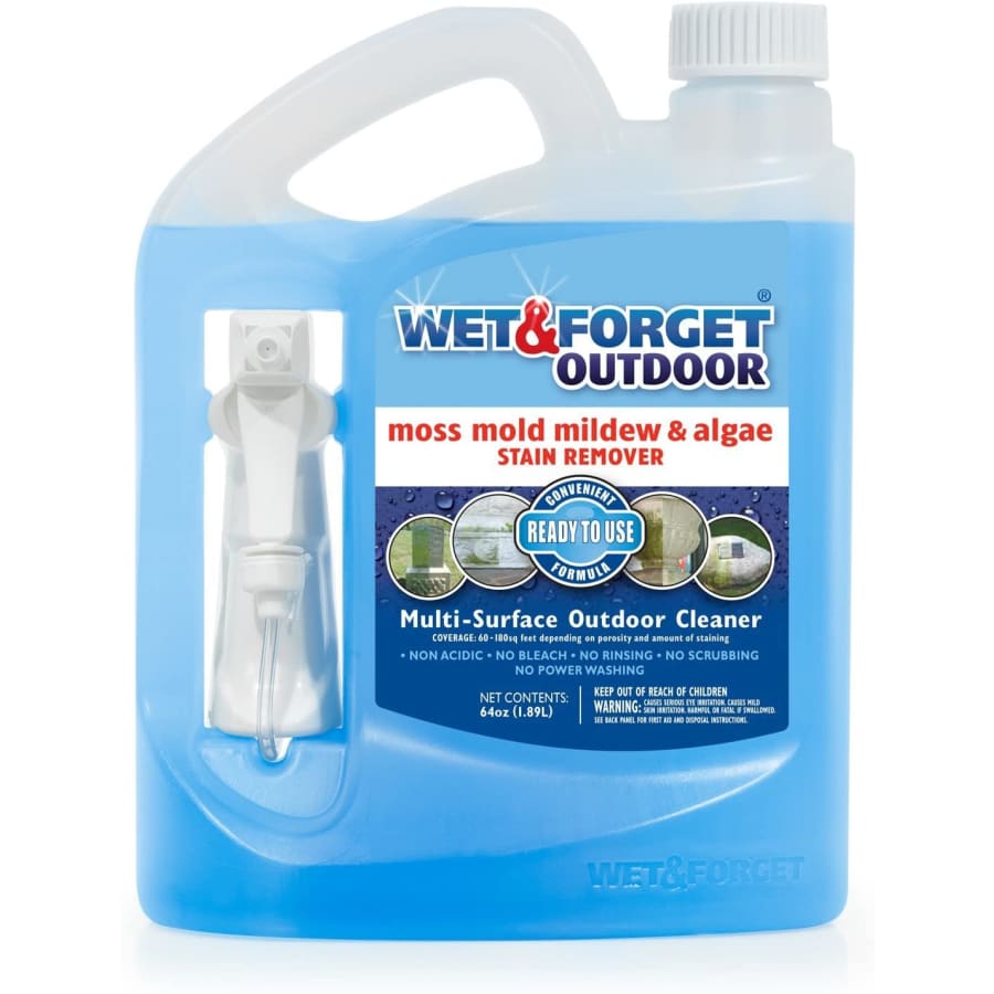 Wet & Forget 64-oz. Moss, Mold, Mildew, & Algae Stain Remover for $21 Wet & Forget 64-oz. Moss, Mold, Mildew, & Algae Stain Remover for $21
