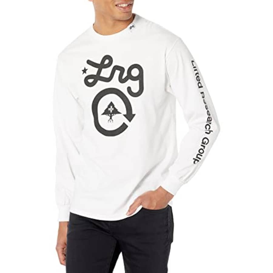LRG mens Lrg Men's Cycle Logo - Script Logo T-shirt T Shirt, White Cycle, Large US for $28 LRG mens Lrg Men's Cycle Logo - Script Logo T-shirt T Shirt, White Cycle, Large US for $28
