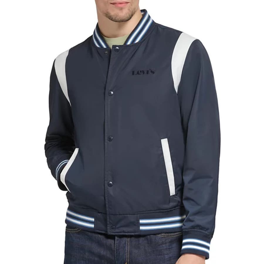 Levi's Men's Varsity Bomber Lightweight Jacket for $39 Levi's Men's Varsity Bomber Lightweight Jacket for $39