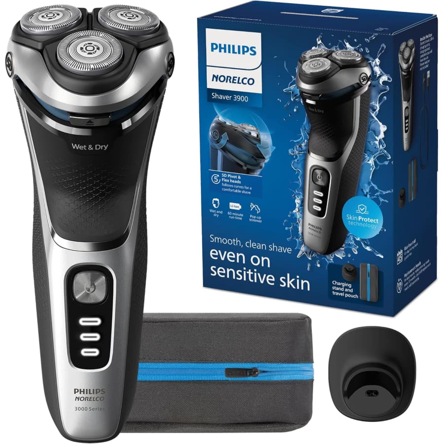 Philips Norelco Shaver 3900 Series Wet and Dry Electric Shaver for $56 w/ Prime Philips Norelco Shaver 3900 Series Wet and Dry Electric Shaver for $56 w/ Prime