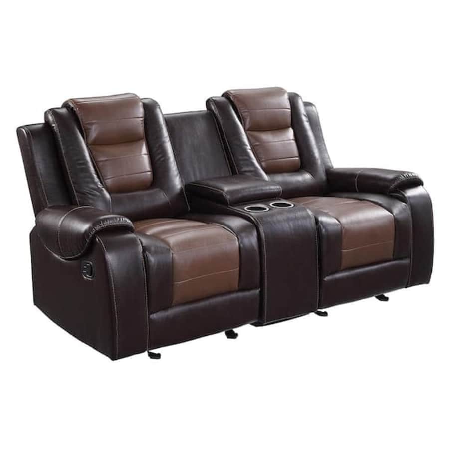 Homelegance Danio 76" Double Glider Manual Reclining Loveseat for $637