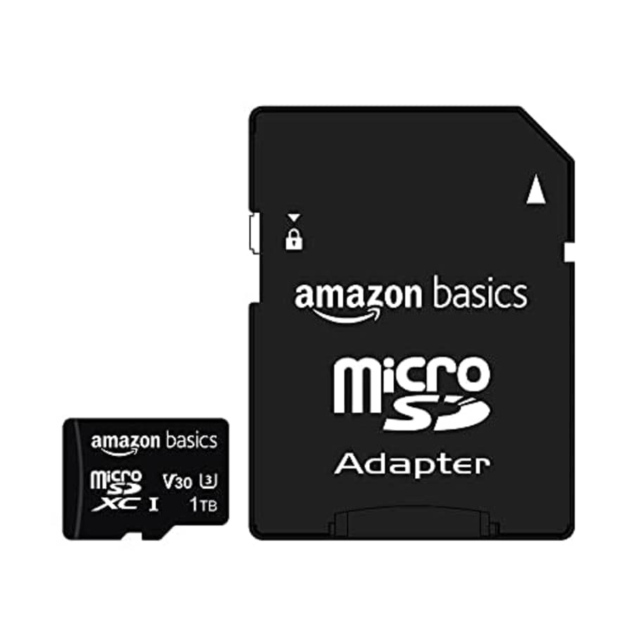 Amazon Basics 1TB U3 micro SD Memory Card w/ adapter for $90 Amazon Basics 1TB U3 micro SD Memory Card w/ adapter for $90