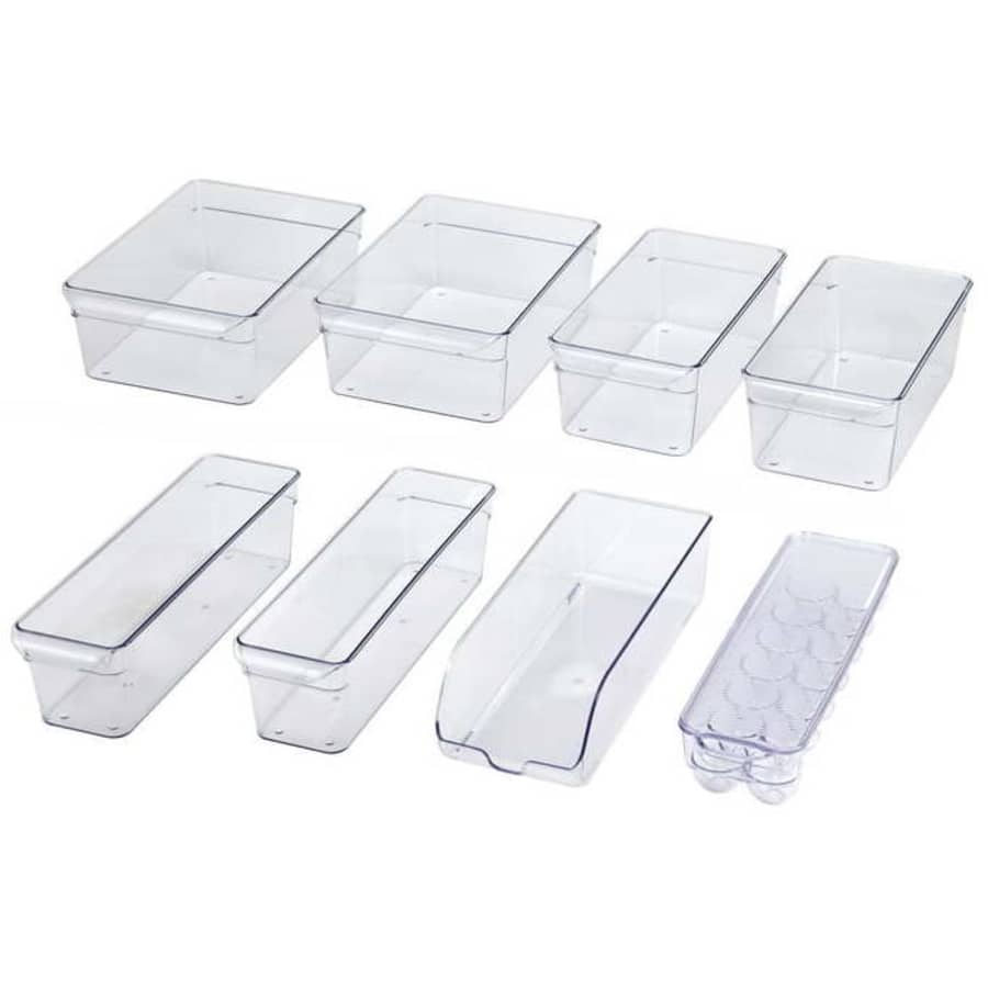 Mainstays Fridge Organization Bin 8-Pack Set for $9