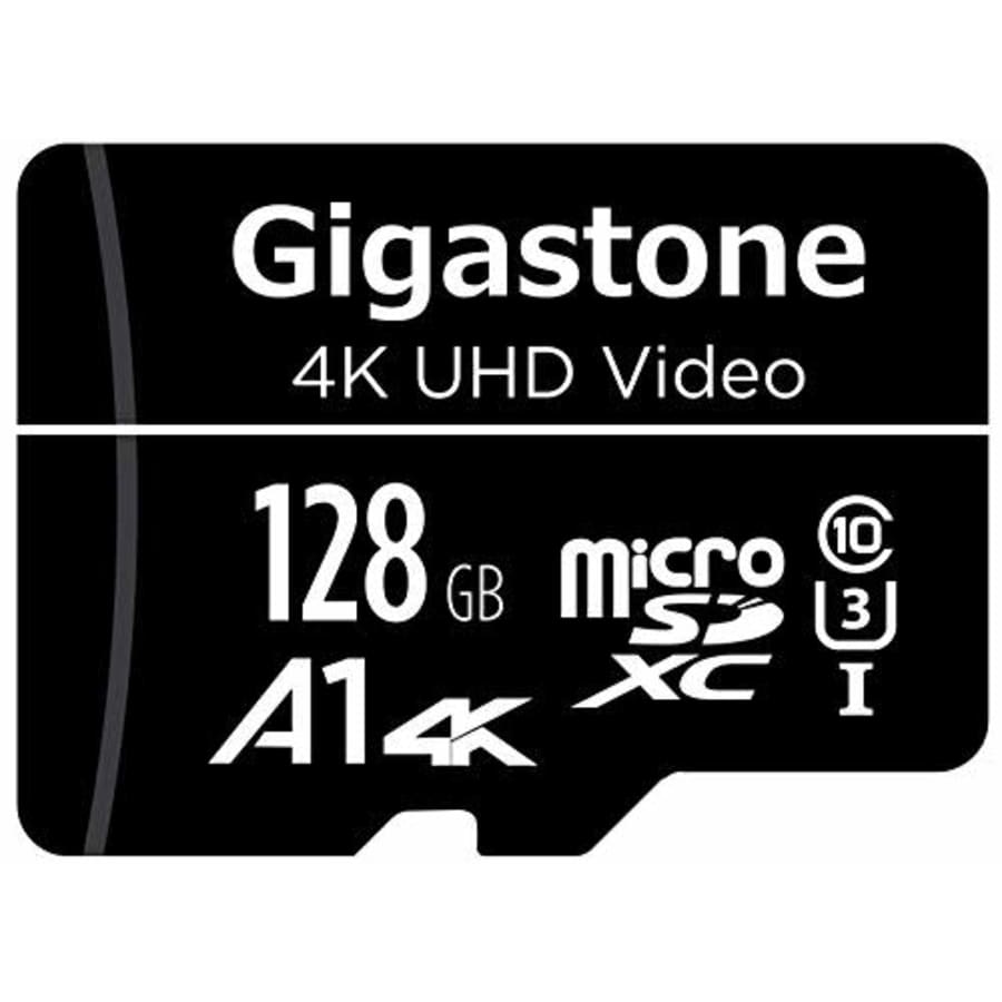 Gigastone 128GB Micro SD Card, 4K UHD Video, Surveillance Security Cam Action Camera Drone for $19 Gigastone 128GB Micro SD Card, 4K UHD Video, Surveillance Security Cam Action Camera Drone for $19