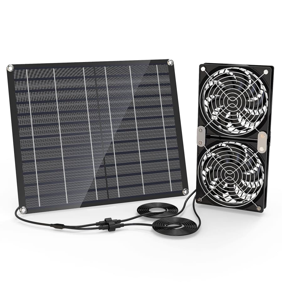 30W Solar Powered Fan for $29 30W Solar Powered Fan for $29