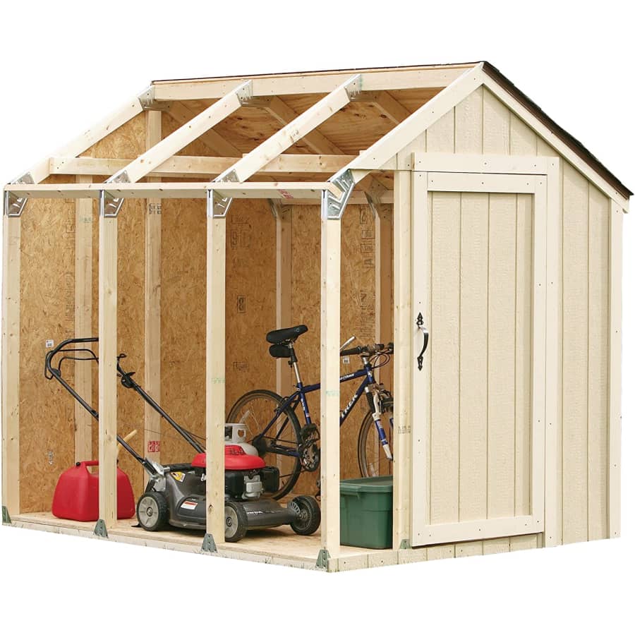 2x4basics Custom Shed Kit with Peak Roof for $44