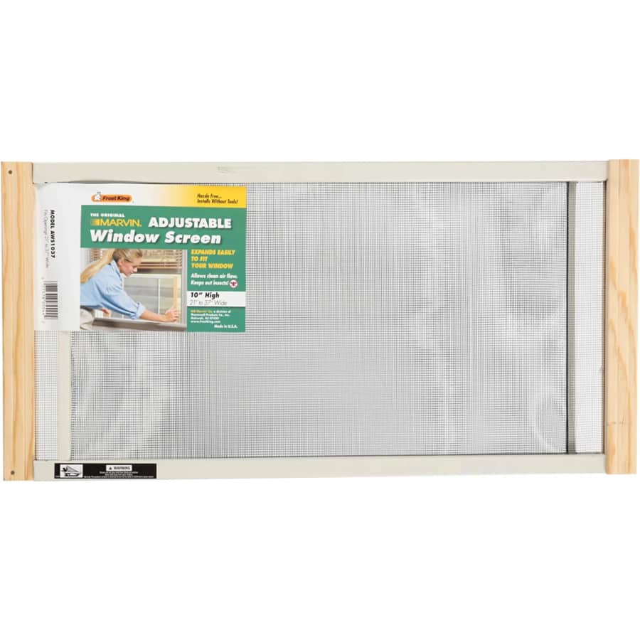 Frost King W.B. Marvin Adjustable Window Screen for $9 Frost King W.B. Marvin Adjustable Window Screen for $9