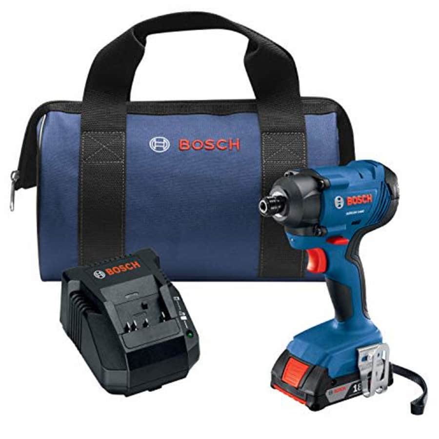 Bosch 18V 1/4" Hex Impact Driver Kit for $86
