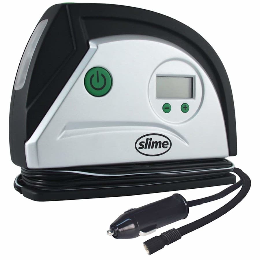 Slime 12V Digital Tire Inflator Portable Air Compressor for $15