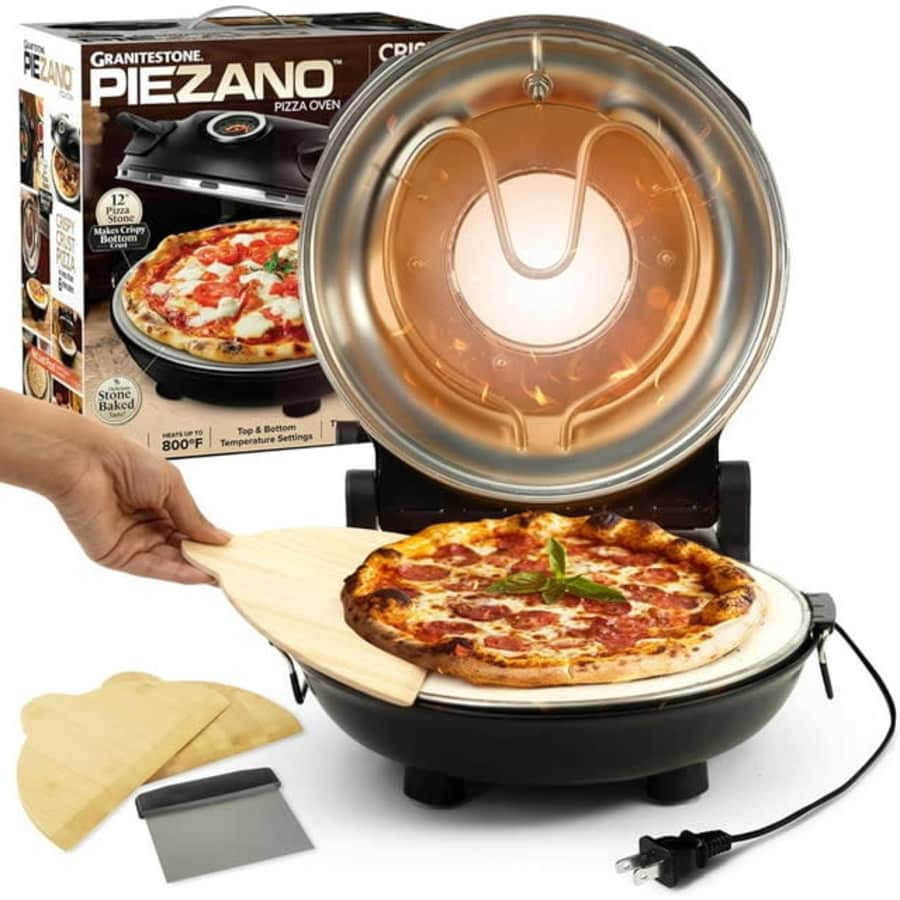 Granitestone Piezano Pizza Oven for $100 Granitestone Piezano Pizza Oven for $100