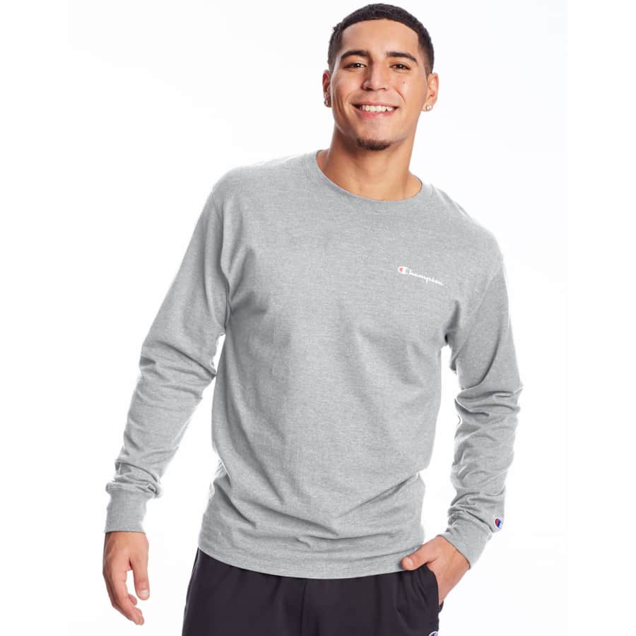 Champion Men's Classic Jersey Long-Sleeve T-Shirt: 2 for $26