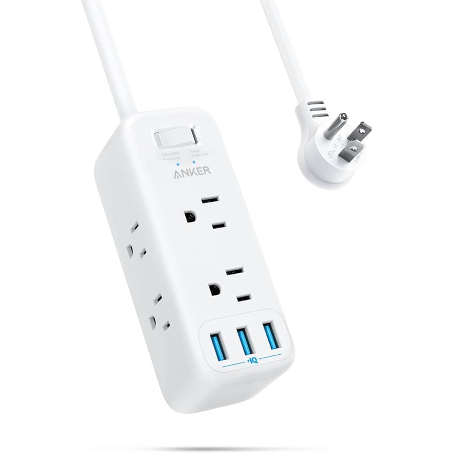 Anker USB Power Strip Surge Protector for $13 Anker USB Power Strip Surge Protector for $13