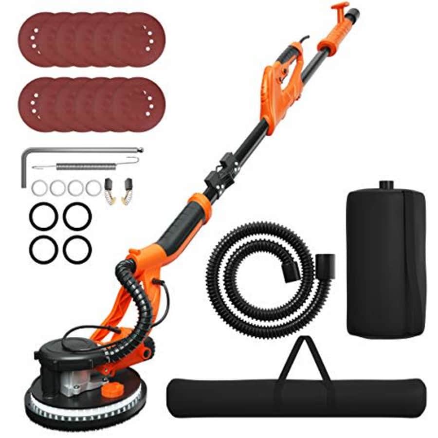 Goplus 750W Drywall Sander, Electric Foldable Sander Machine w/Dust-Free Automatic Vacuum System, 6 for $105 Goplus 750W Drywall Sander, Electric Foldable Sander Machine w/Dust-Free Automatic Vacuum System, 6 for $105
