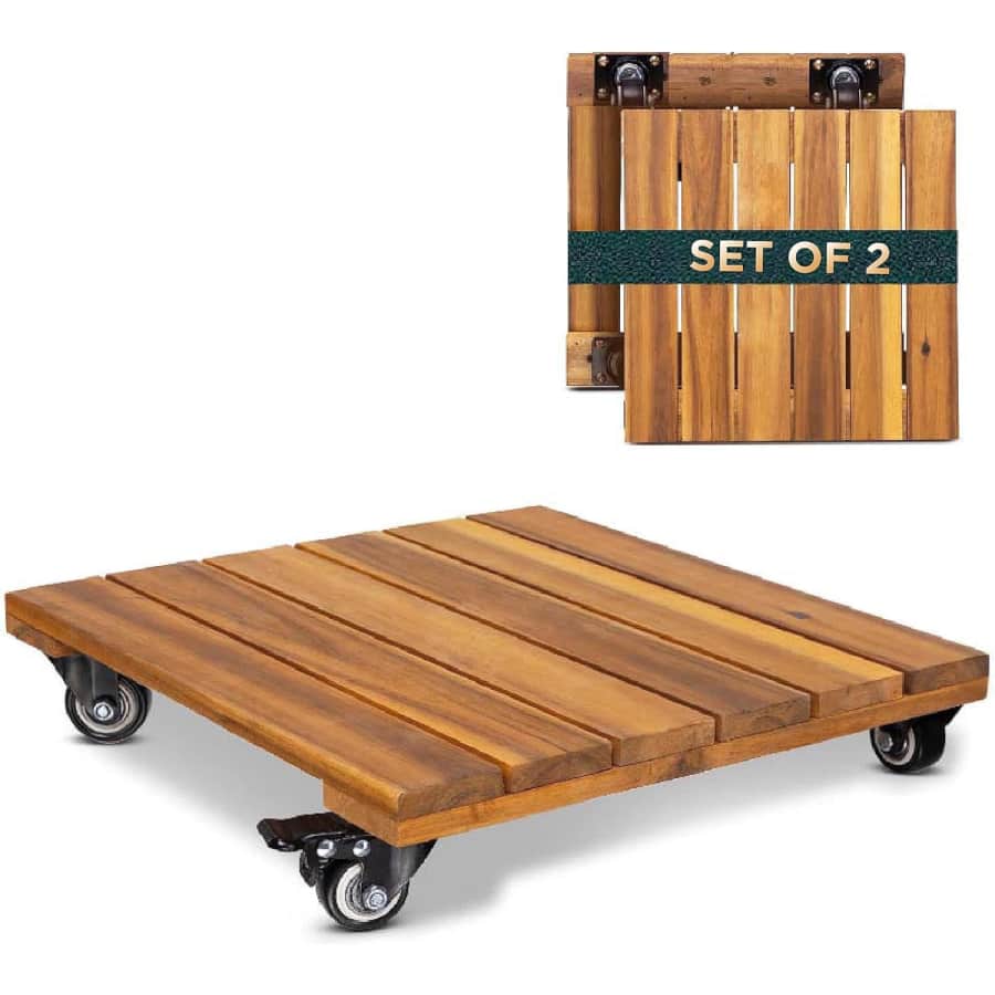 Wooden Plant Stand 2-Pack for $22