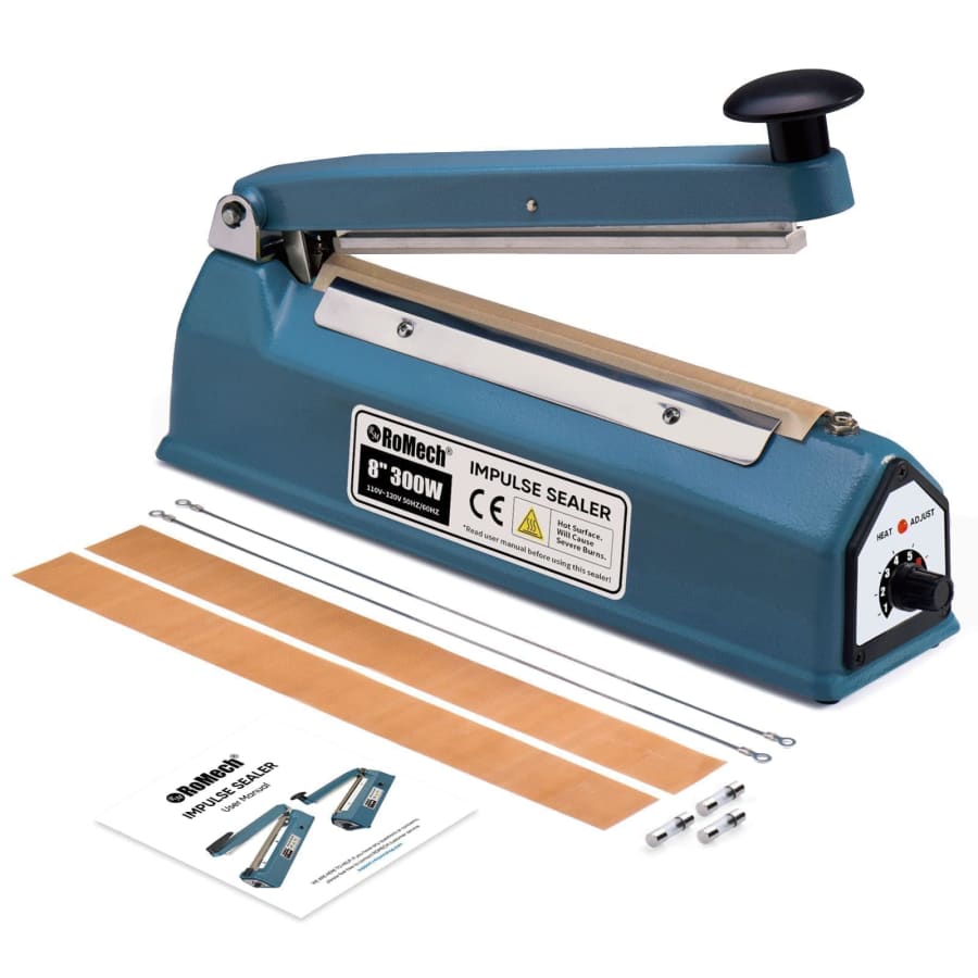 Romech 8" Impulse Bag Sealer for $35 Romech 8" Impulse Bag Sealer for $35
