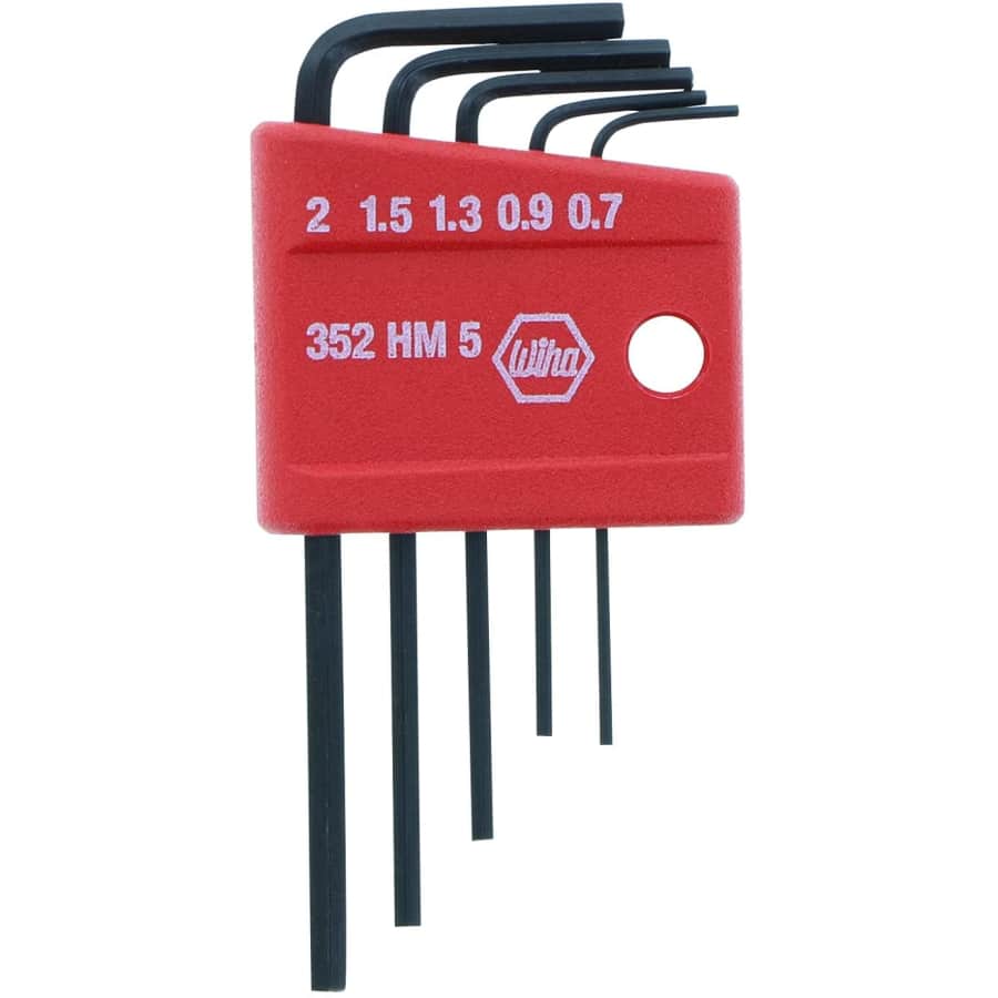 Wiha Tools 5-Piece Mini L-Key Short Hex Metric Set for $5
