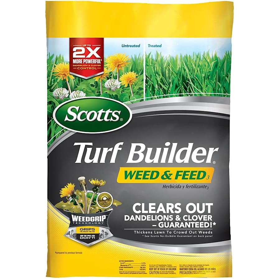 Scotts Turf Builder Weed & Feed 5,000-Sq. Ft. Bag for $14