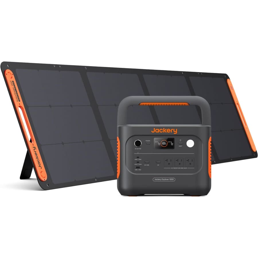 Jackery Explorer 1000 v2 1,070Wh Power Station w/ Solar Panel for $1,299
