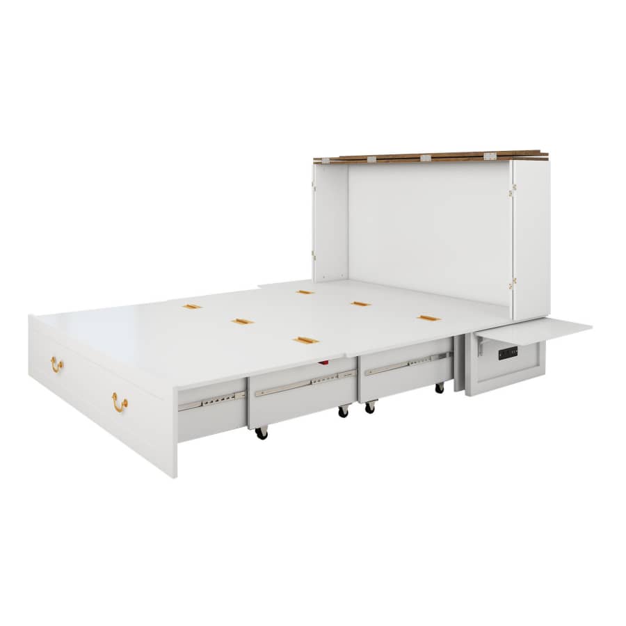 Lark Manor Queen Murphy Storage Bed for $690