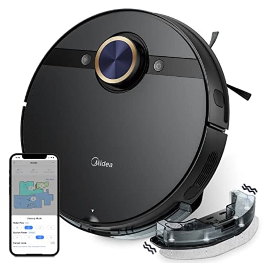 Midea M7 Pro Vibration Moping Robot Vacuum, 4000Pa Lidar Navigation Robot Vacuum Cleaner and Mop for $700 Midea M7 Pro Vibration Moping Robot Vacuum, 4000Pa Lidar Navigation Robot Vacuum Cleaner and Mop for $700
