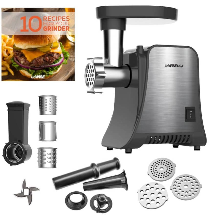 GoWise 800W 4-in-1 Meat Grinder and Food Processor for $60 GoWise 800W 4-in-1 Meat Grinder and Food Processor for $60