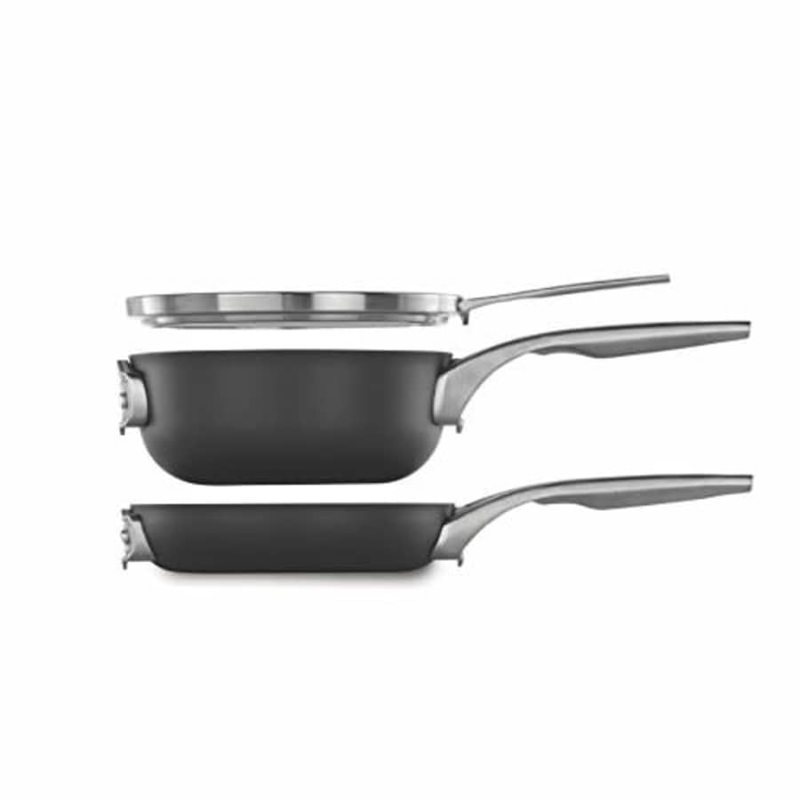 Calphalon Premier Space Saving Nonstick Cookware 8" 3 Piece Set for $200