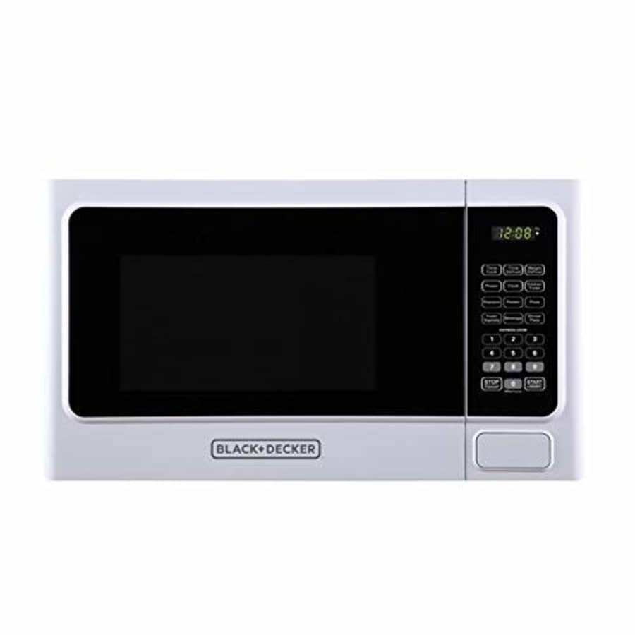 Black + Decker Black+Decker 1000 Watt 1.1 Cubic Feet Countertop Table Kitchen Home Dorm Compact Microwave Oven, for $89