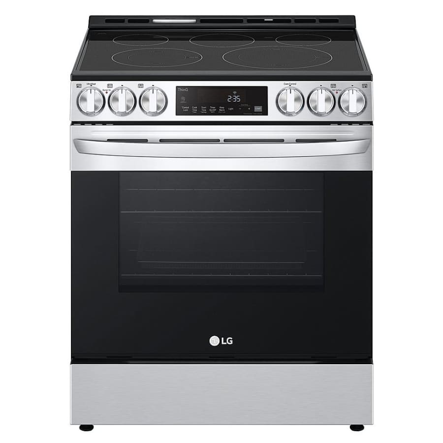 LG 6.3-Cu. Ft. Smart Slide-In Electric True Convection Range for $1,000