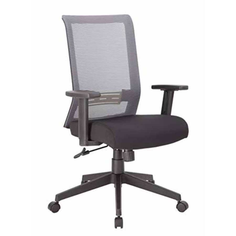 Boss Office Products Boss Office Mesh Task Chair, Grey/Black for $189