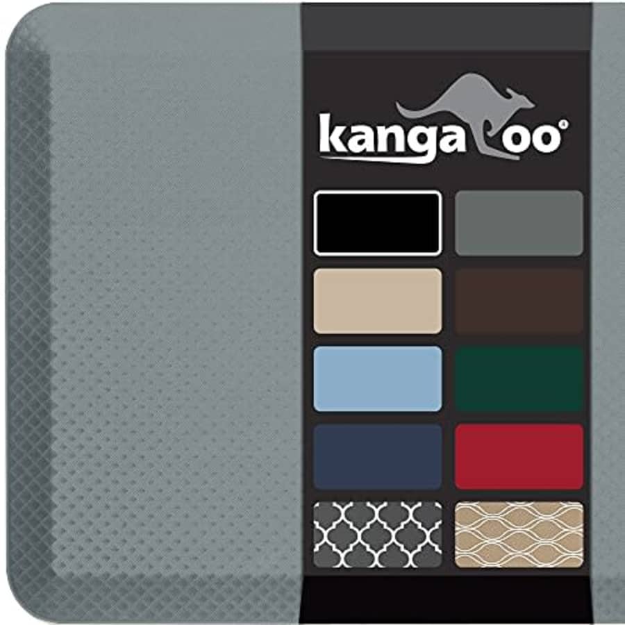 Kangaroo Original 3/4 Inch Thick Superior Cushion, Stain Resistant Kitchen Rug and Anti Fatigue for $49