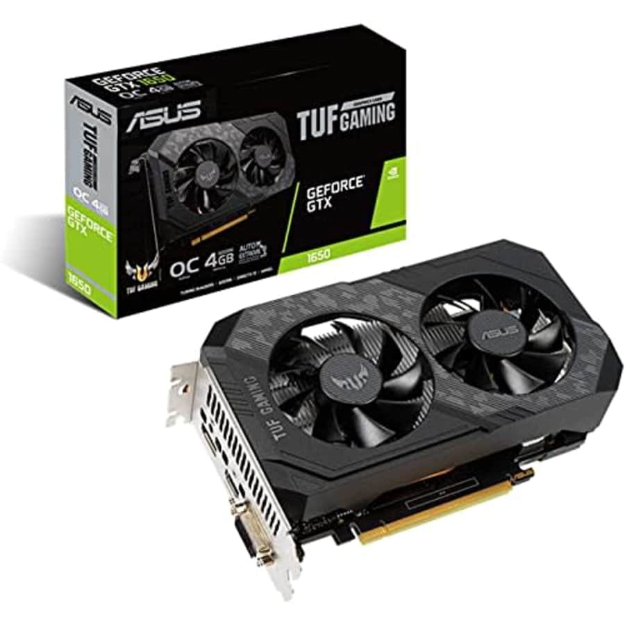 ASUS GEFORCE GTX 1650 TUF Gaming 4GB DDR6 Video Plate for $379