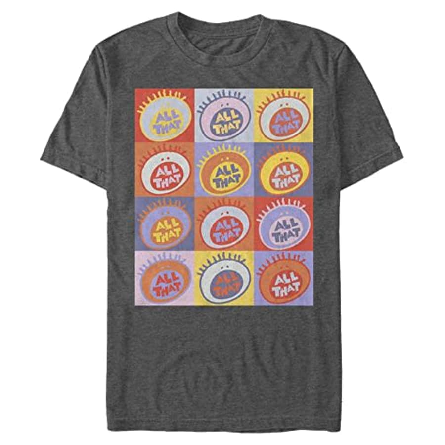 Nickelodeon Men's Big & Tall Camble That T-Shirt, Charcoal Heather, 4X-Large Tall for $22 Nickelodeon Men's Big & Tall Camble That T-Shirt, Charcoal Heather, 4X-Large Tall for $22
