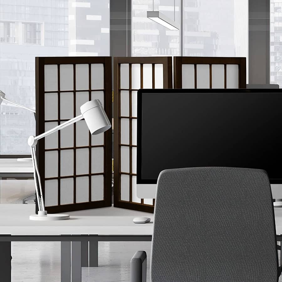 Oriental Furniture Desktop Window Pane Shoji Screen for $77 Oriental Furniture Desktop Window Pane Shoji Screen for $77