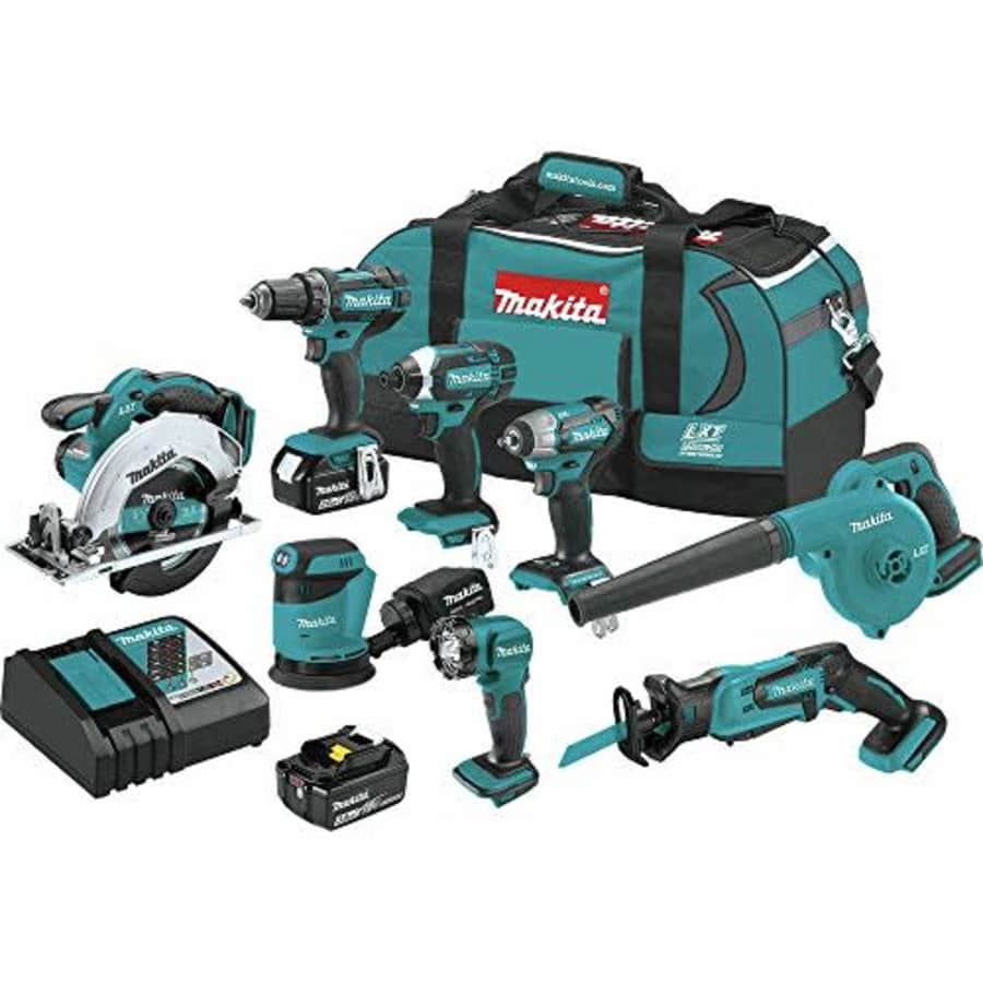 Makita 18V LXT Lithium-Ion Cordless 8-Piece Combo Kit for $1,299