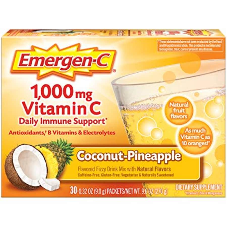 Emergen-C 1000mg Vitamin C Powder, with Antioxidants, B Vitamins and Electrolytes, Vitamin C for $58
