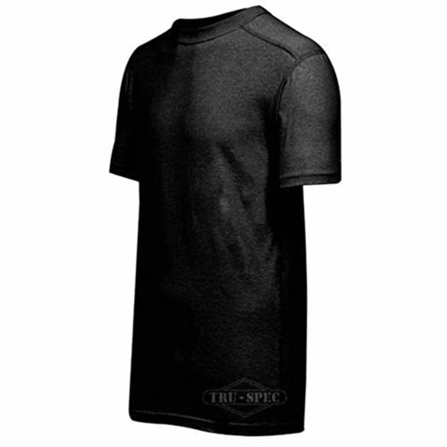 TRU-SPEC Men's Baselayer Crew Neck T-shirt, Black, X-Large Regular for $33