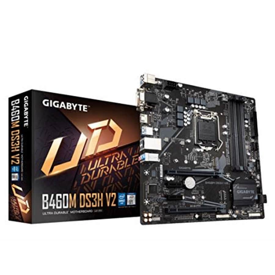 GIGABYTE B460M DS3H V2 (LGA 1200/ Intel/ B460/ Micro-ATX/M.2/ SATA 6Gb/s/USB 3.2 Gen 1/ Motherboard) for $120 GIGABYTE B460M DS3H V2 (LGA 1200/ Intel/ B460/ Micro-ATX/M.2/ SATA 6Gb/s/USB 3.2 Gen 1/ Motherboard) for $120