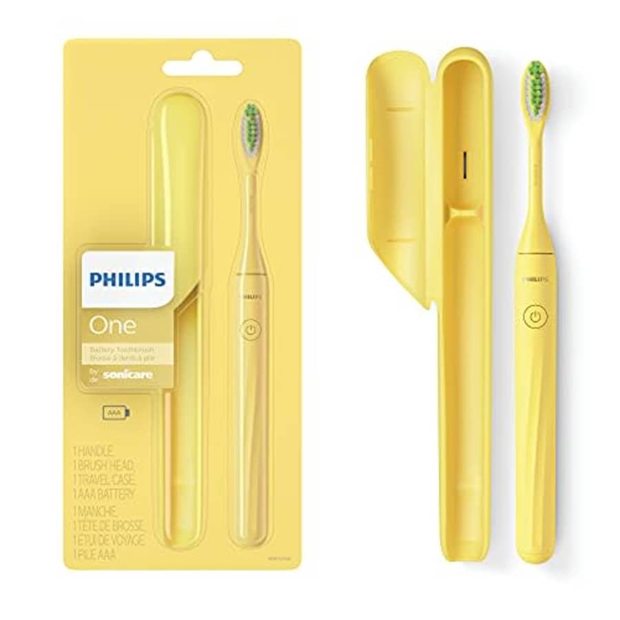 Philips One by Sonicare Battery Toothbrush, Mango, HY1100/02 for $15 Philips One by Sonicare Battery Toothbrush, Mango, HY1100/02 for $15