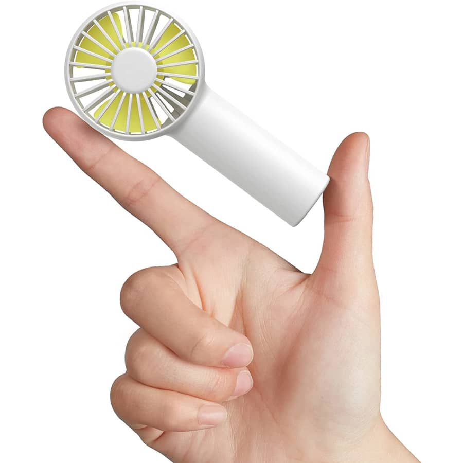 Battery-Operated Mini Handheld Fan for $14