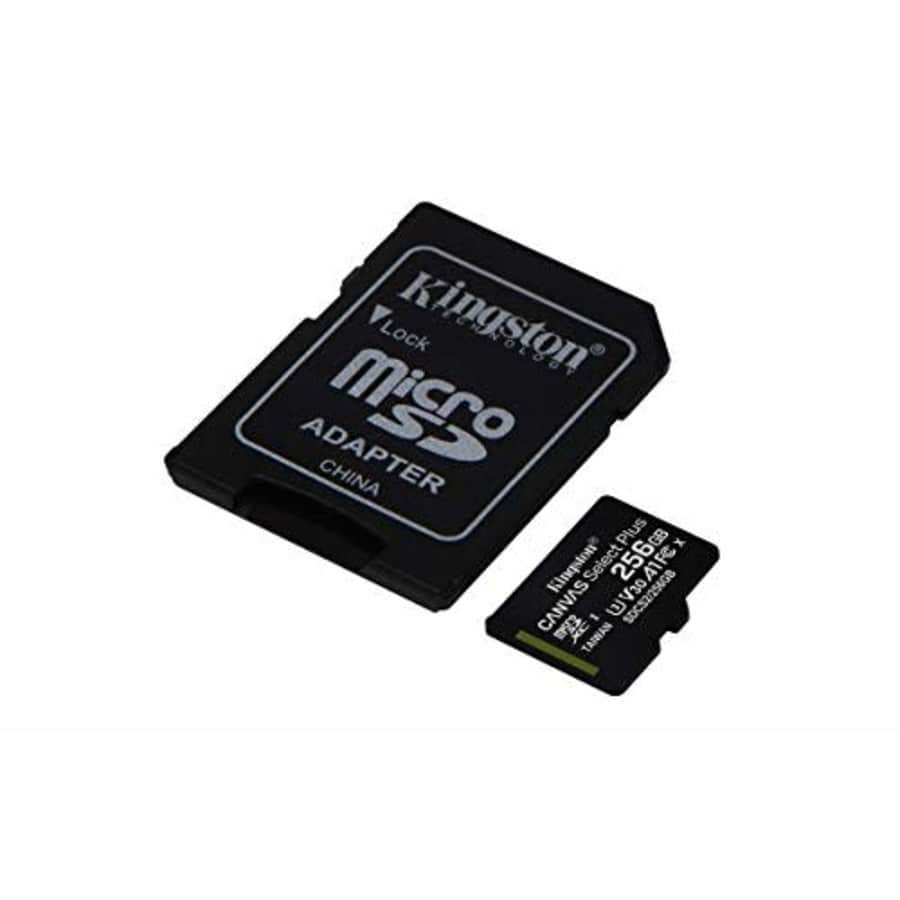 Kingston 256GB microSDXC Canvas Select Plus Class 10 Flash Memory Card SDCS2 Memory for $27