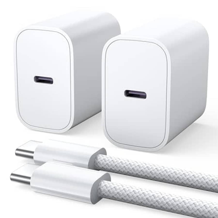 Lisen 20W USB-C Charger Block & Cable 2-Pack for $10