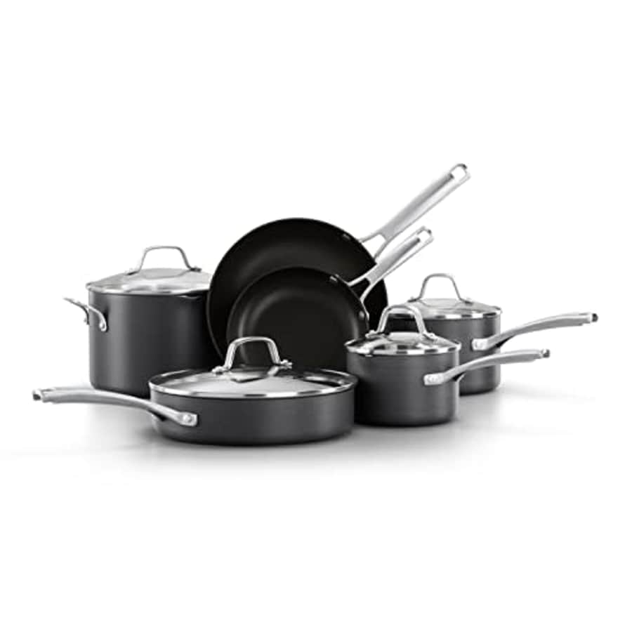 Calphalon Classic Hard-Anodized Nonstick Cookware 10-Piece Set for $200