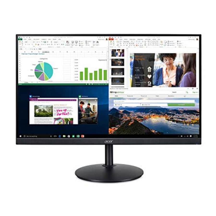 Acer CB242Y bir 23.8" Full HD (1920 x 1080) IPS Zero Frame Home Office Monitor with AMD Radeon Free for $159