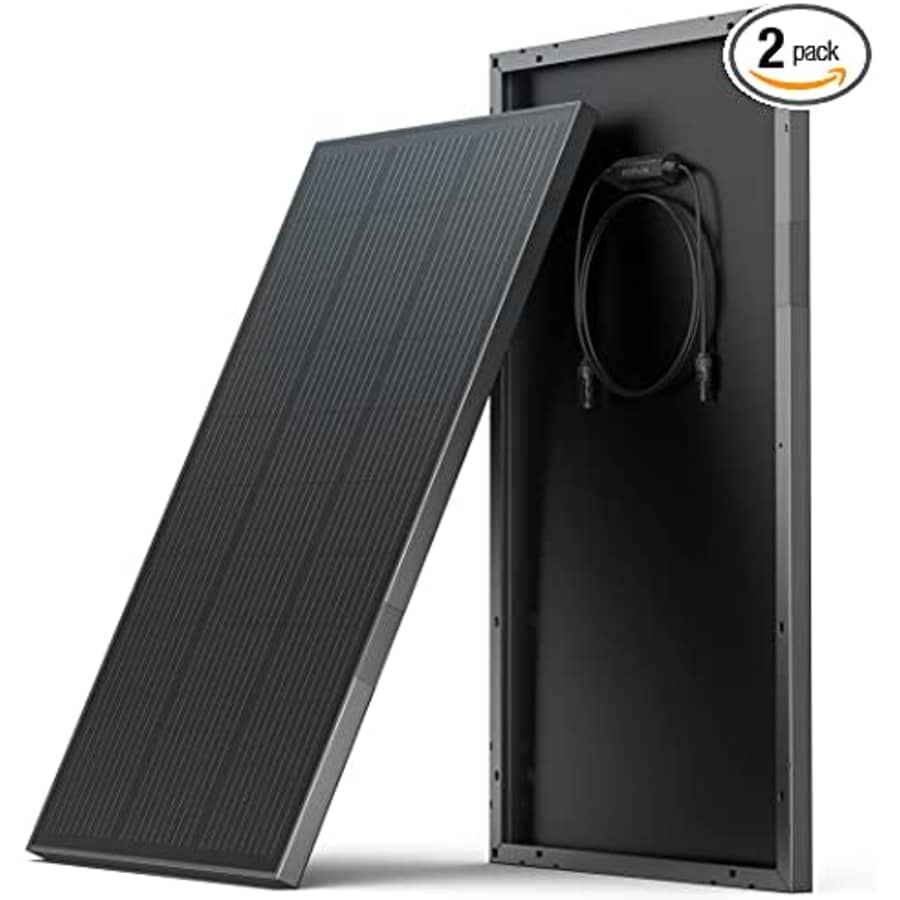 EF Ecoflow 100W Solar Panels 2-Pack for $169 EF Ecoflow 100W Solar Panels 2-Pack for $169