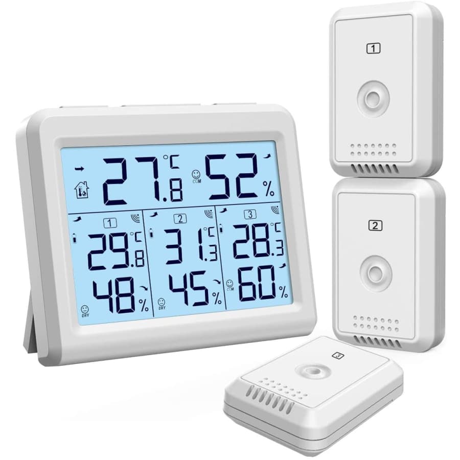 KeeKit Indoor Outdoor Thermometer Kit for $31