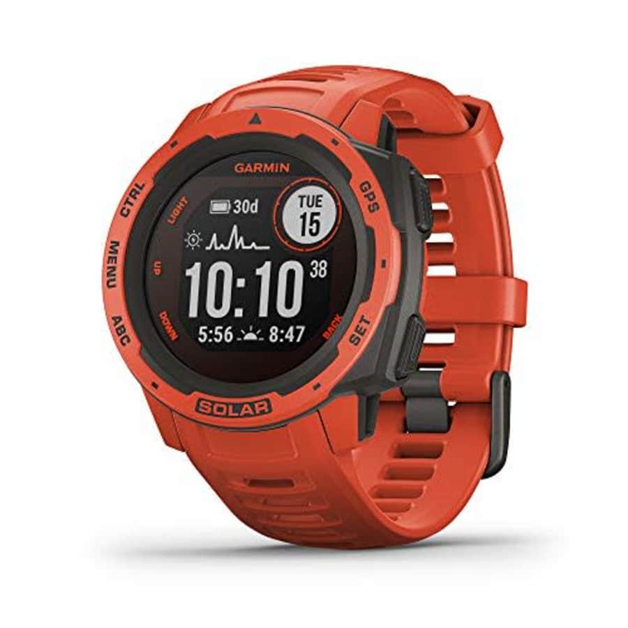 Garmin Instinct Solar, Solar-Powered Rugged Outdoor Smartwatch, Built-in Sports Apps and Health for $314 Garmin Instinct Solar, Solar-Powered Rugged Outdoor Smartwatch, Built-in Sports Apps and Health for $314