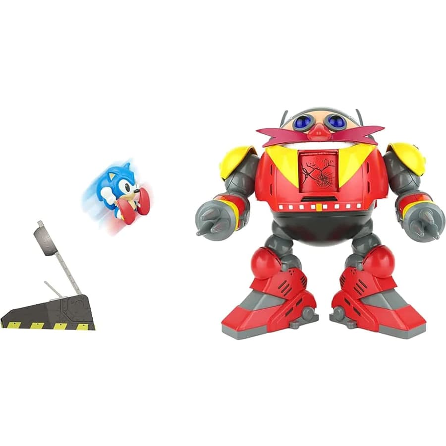Sonic The Hedgehog Giant Eggman Robot Battle Set for $11